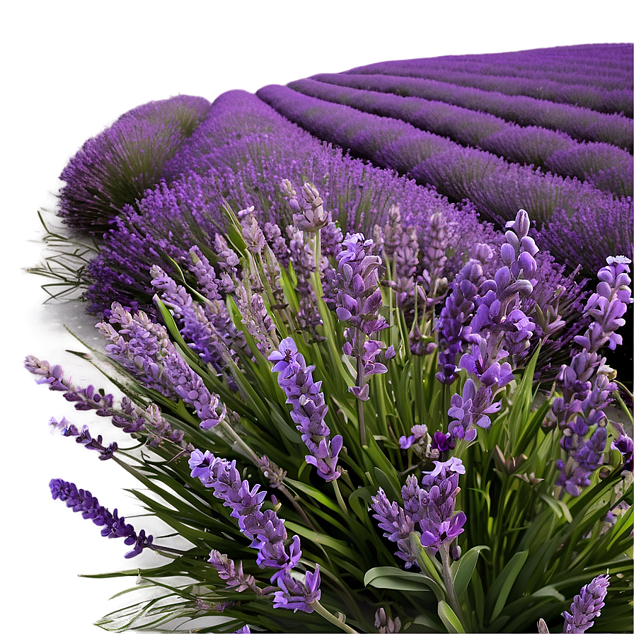 Tranquil Lavender Field Png Bch