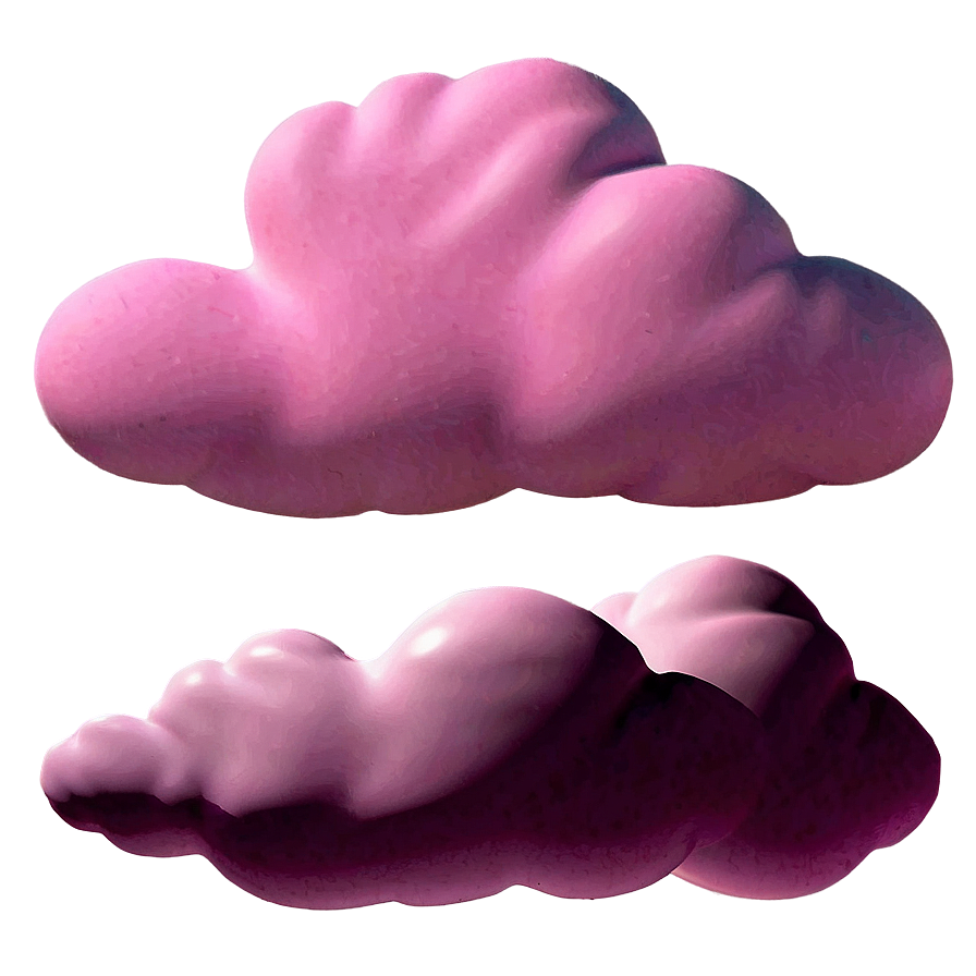 Tranquil Pink Clouds Png Myc