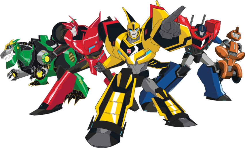 Transformers_ Animated_ Group_ Pose