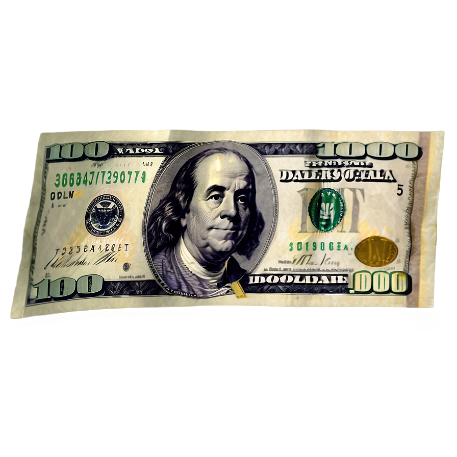 Transparent 100 Dollar Bill Png 05242024