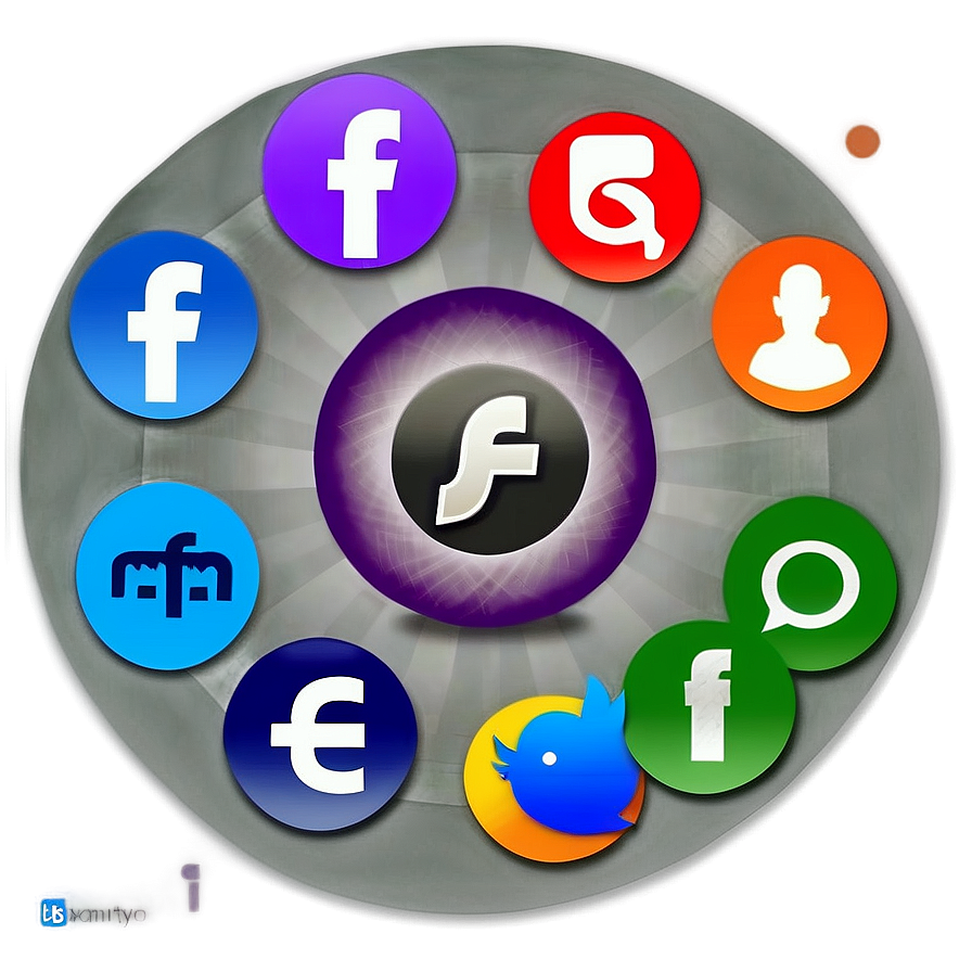 Transparent Background Social Media Icons Png 18