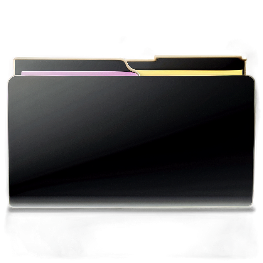 Transparent Black Folder Icon Png Xjq