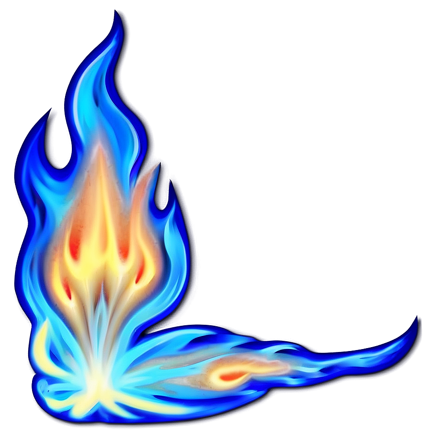 Transparent Blue Fire Png 36