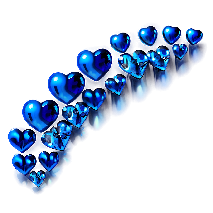 Transparent Blue Heart Png Okc