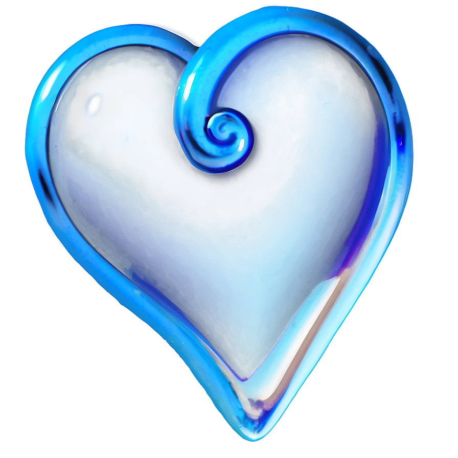 Transparent Blue Heart Png Wgj