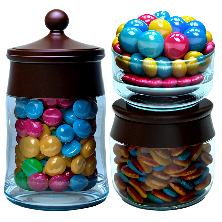 Transparent Candy Jar Png 06292024