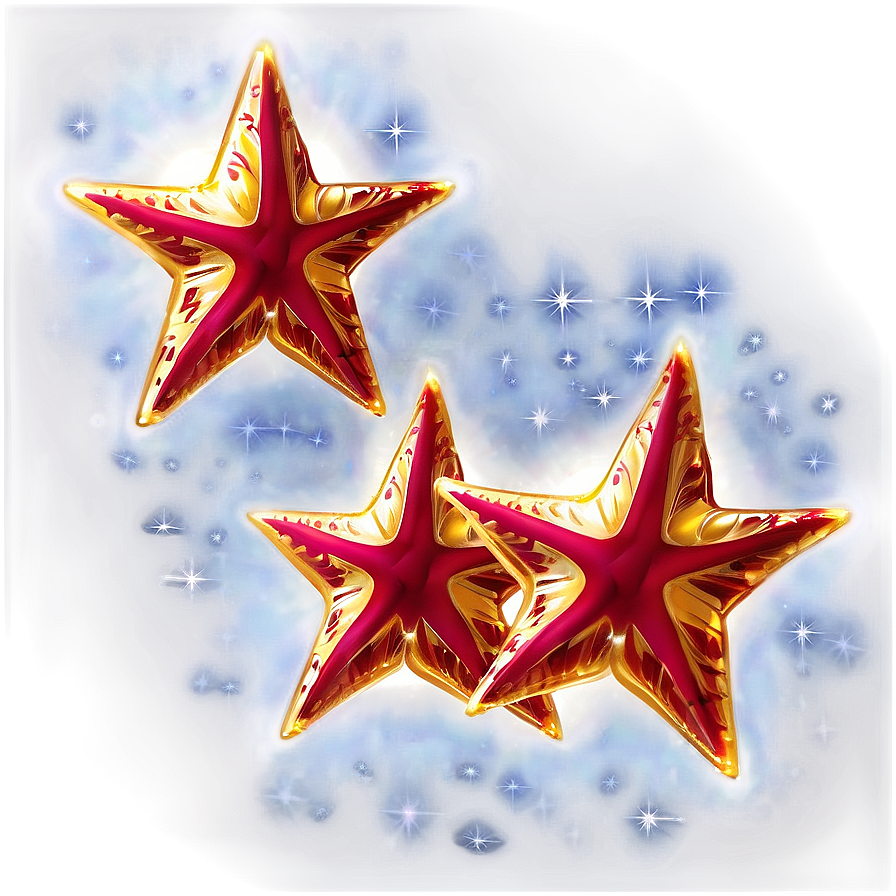 Transparent Christmas Stars Png 33