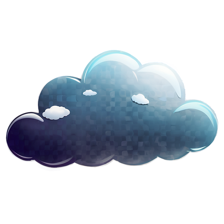 Transparent Cloud Illustration Png 05252024