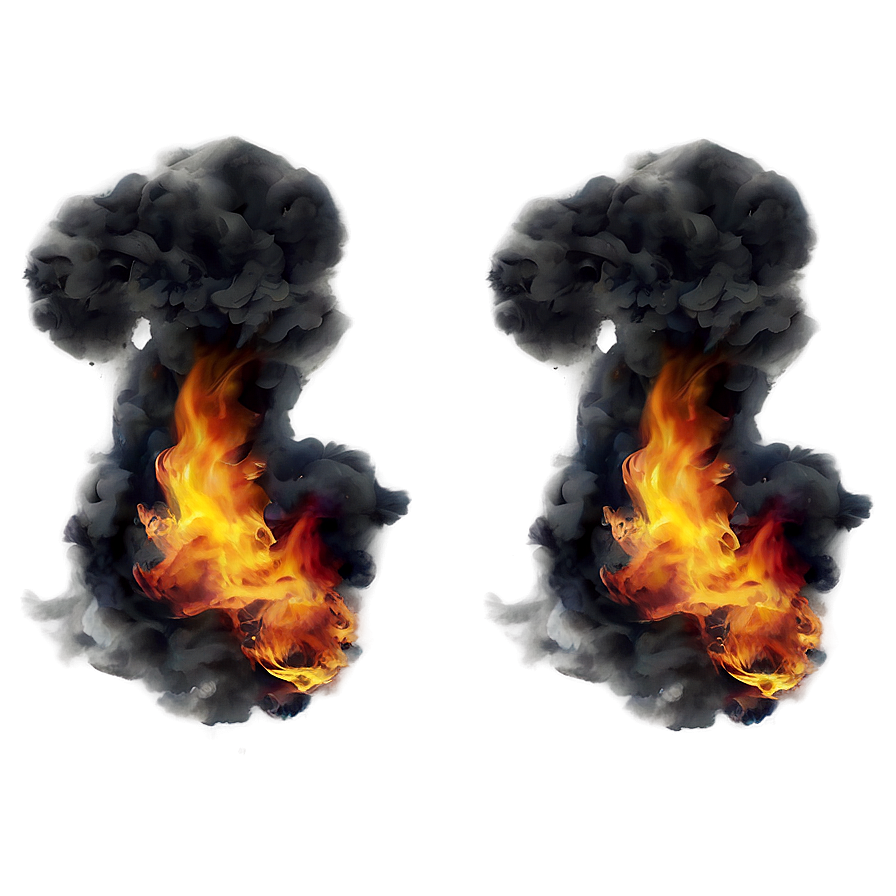 Transparent Fire And Smoke Png 92