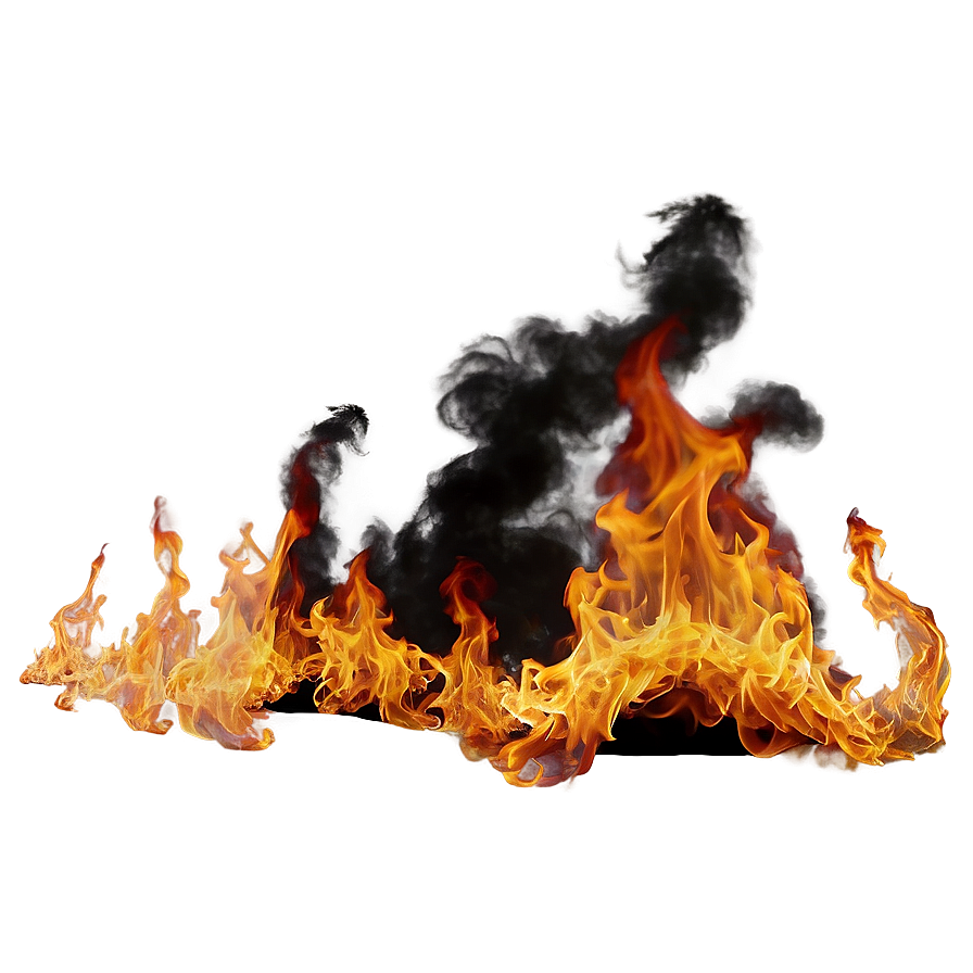 Transparent Fire And Smoke Png Rvu92