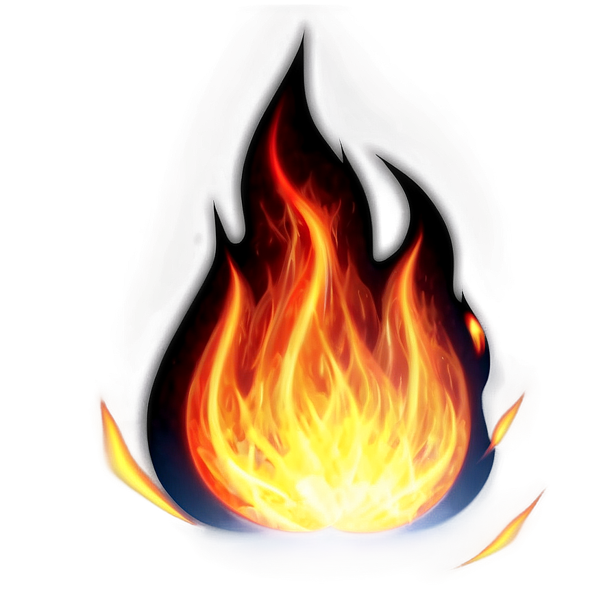 Transparent Fire Effect For Editing Png Bfw61