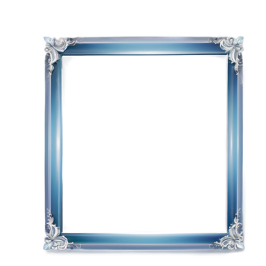 Transparent Glass Picture Frame Png Nip91