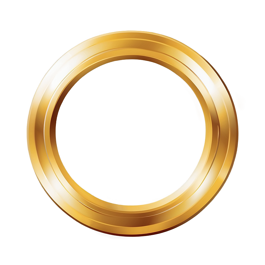 Transparent Gold Circle Frame Png Jid