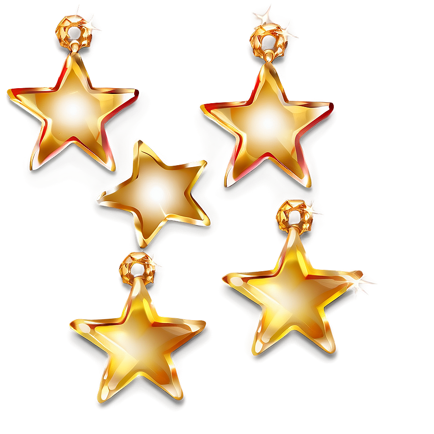 Transparent Gold Stars Png 06122024