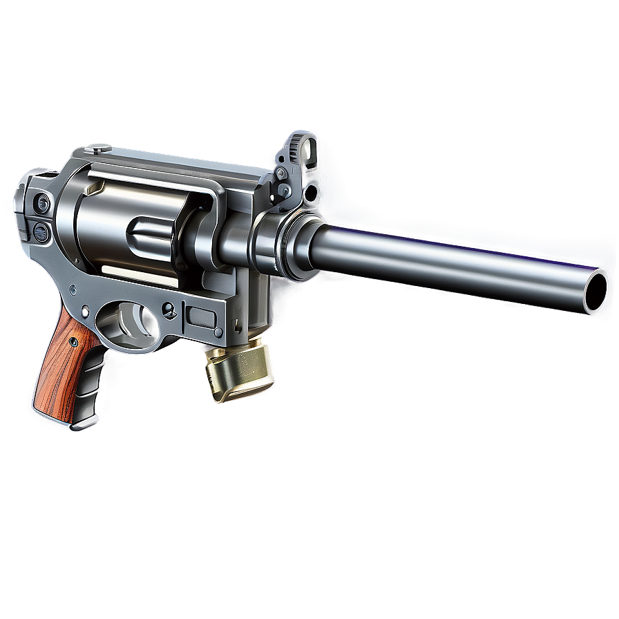 Transparent Gun With Smoke Png 05252024