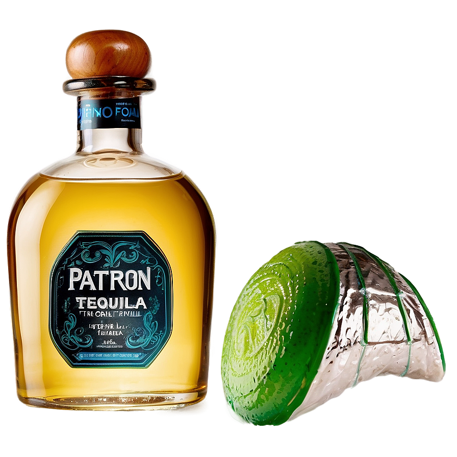 Transparent Patron Silver Tequila Png 60