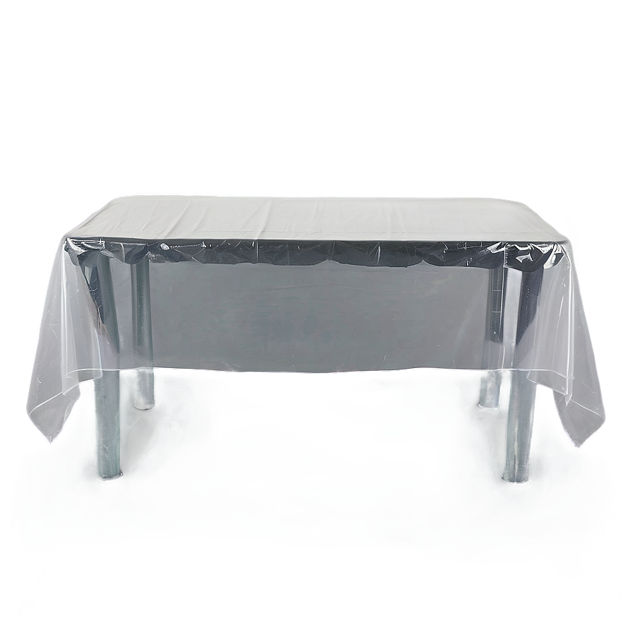 Transparent Plastic Table Cloth Png 06292024