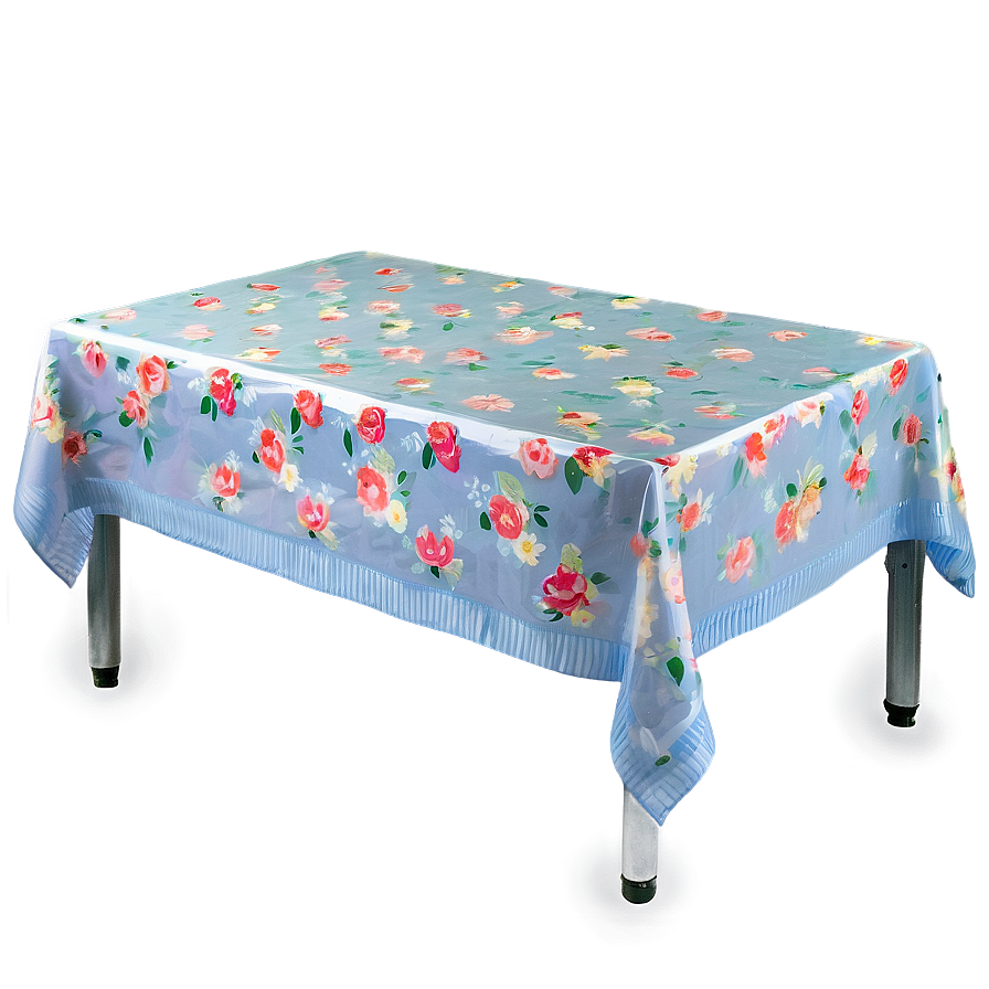 Transparent Plastic Table Cloth Png 06292024