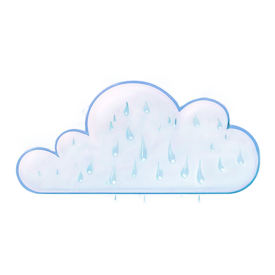 Transparent Rain Cloud Png Enh34