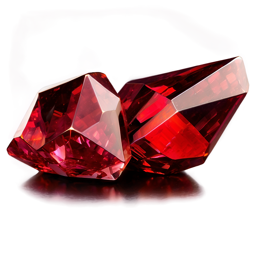 Transparent Red Crystal Png 17