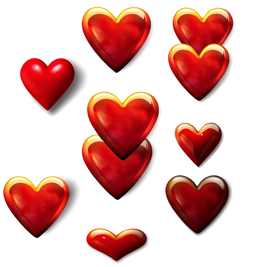 Transparent Red Heart Emoji Png 56