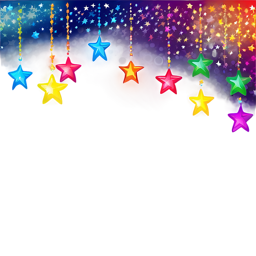 Transparent Stars Border Png 05252024