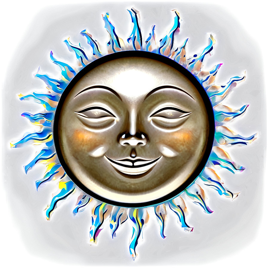 Transparent Sun With Face Png 14