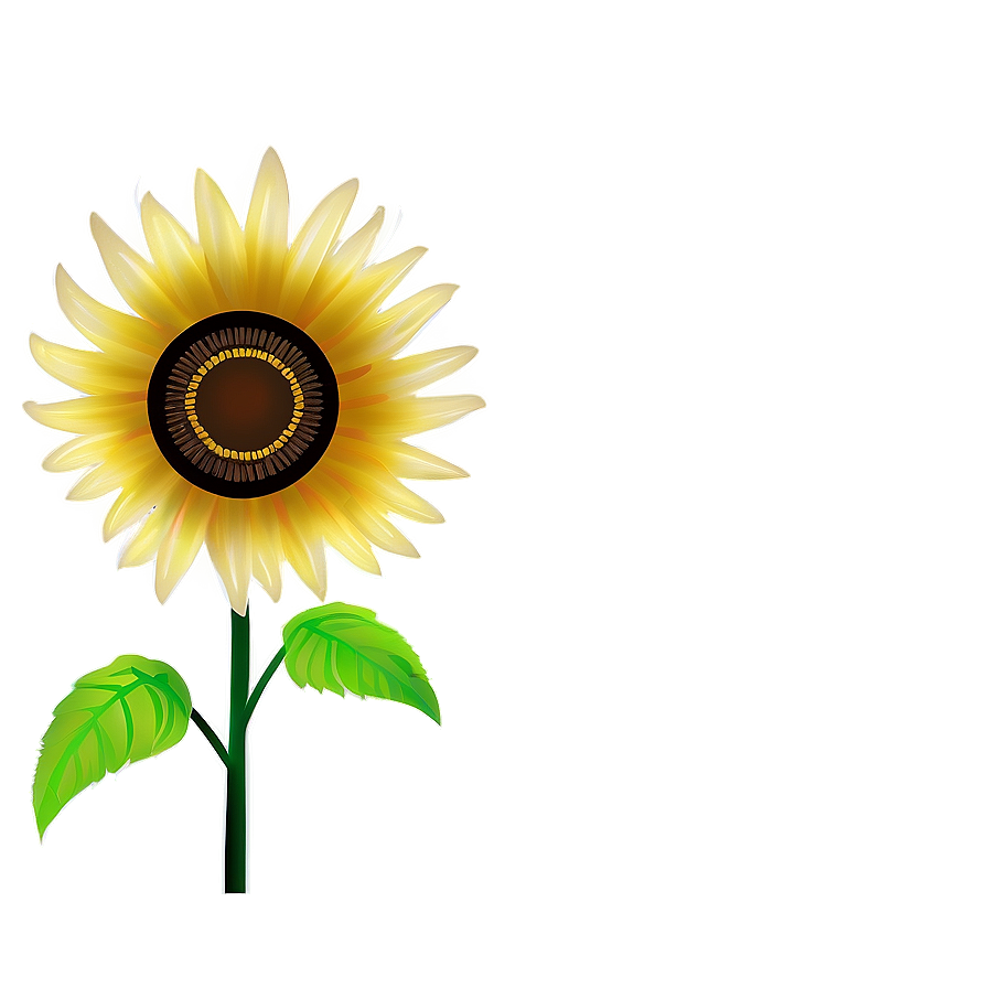 Transparent Sunflower Illustration Png Uad