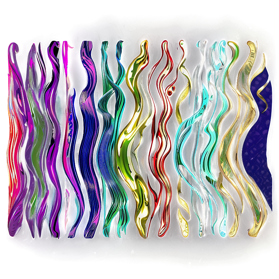 Transparent Wavy Lines Overlay Png 24