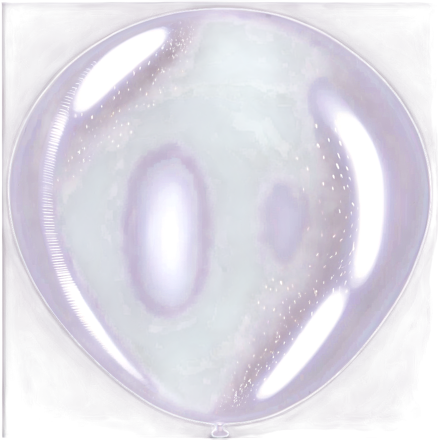 Transparent White Balloon Png 60