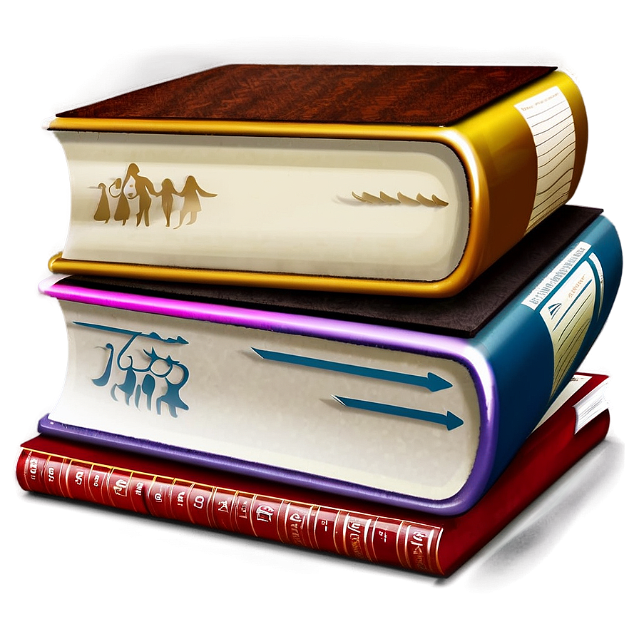 Travel Books Stack Png Ila