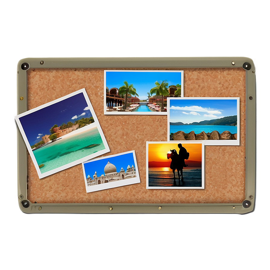 Travel Memories Pin Board Png Arl