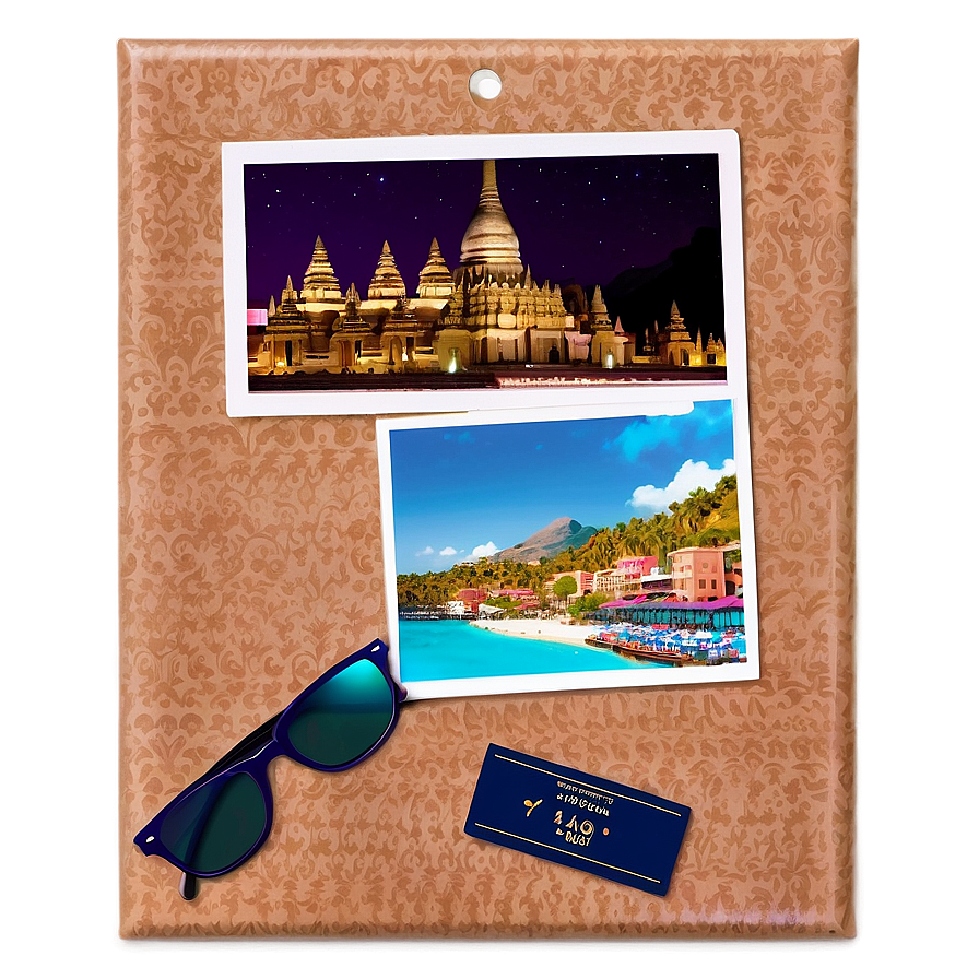 Travel Memories Pin Board Png Xpe