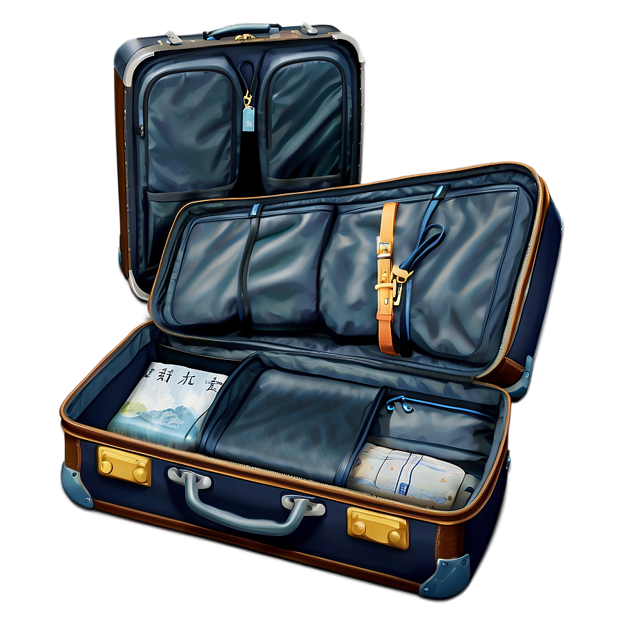 Travel Open Suitcase Png Xsx61