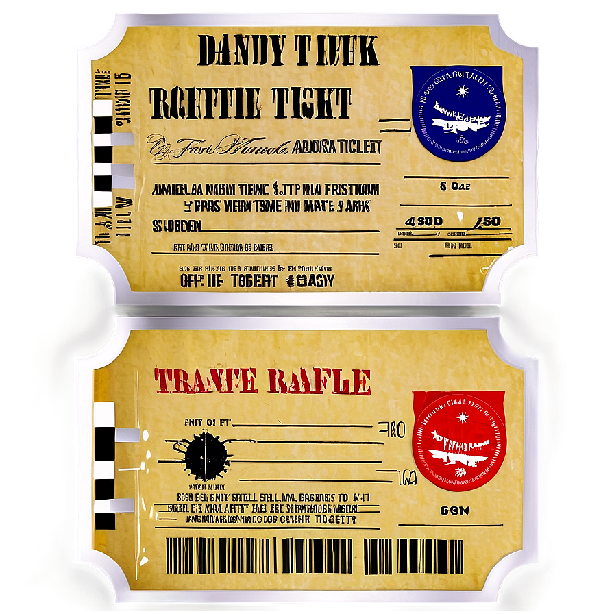 Travel Raffle Ticket Png Eih