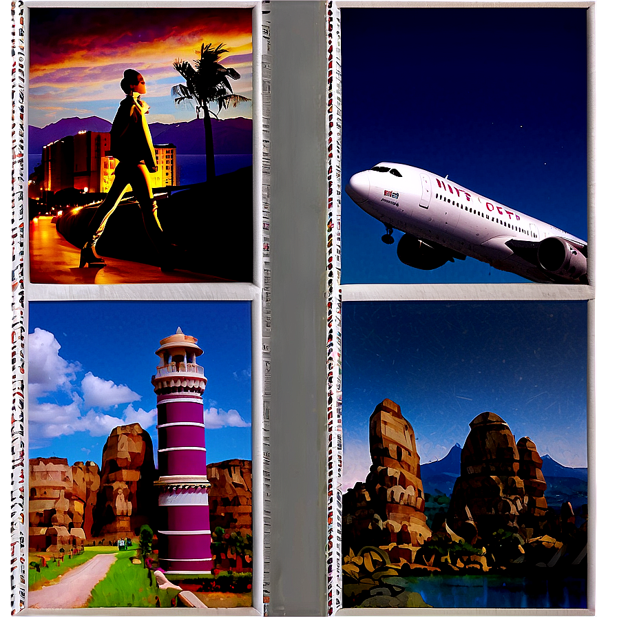 Travelogue Photo Strip Png Ytx20