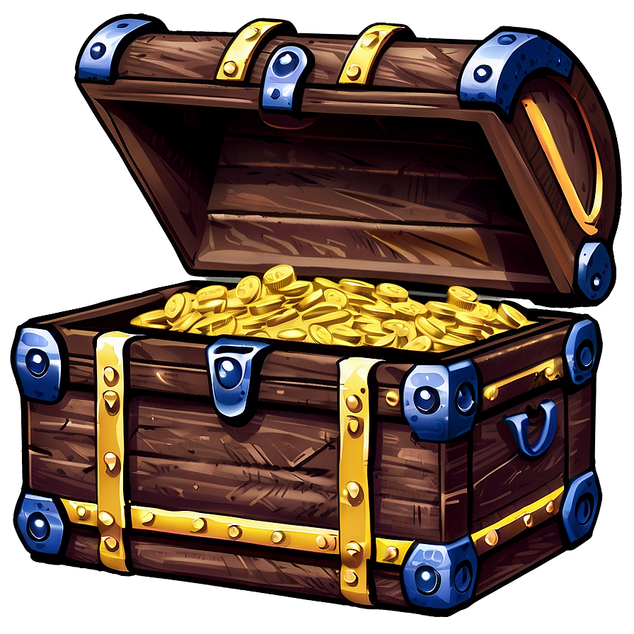 Treasure Chest Outline Png 25