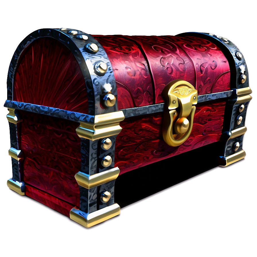 Treasure Chest With Rubies Png Nst75