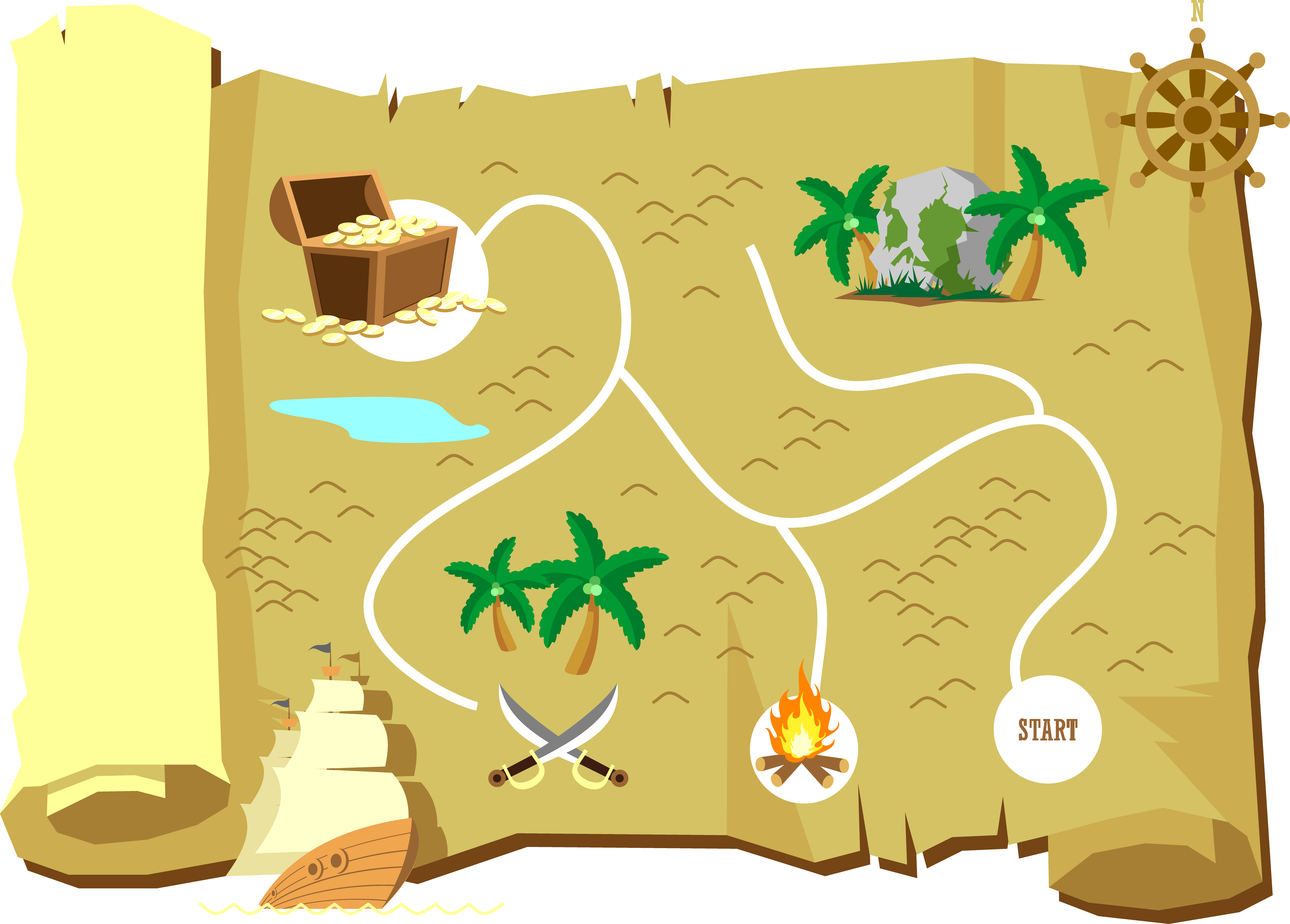 Treasure Map Island Adventure