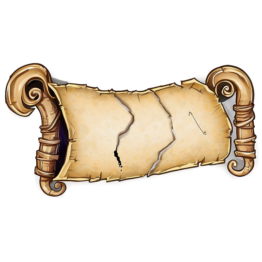 Treasure Map Scroll Png Agq22