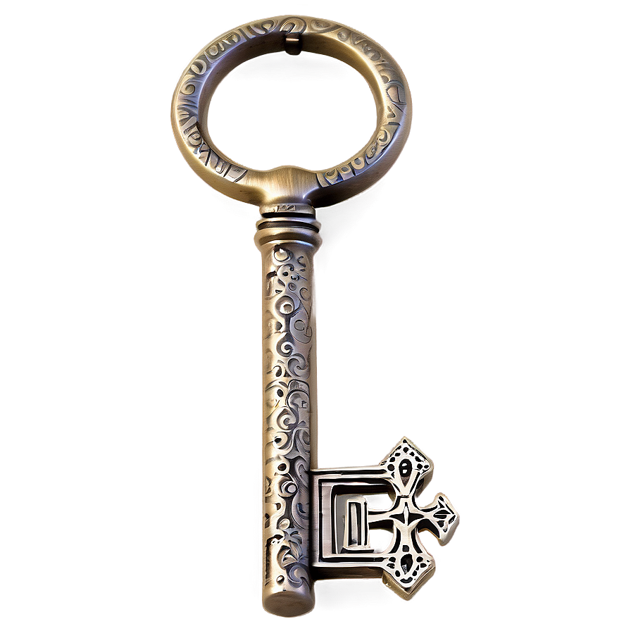 Treasure Skeleton Key Outline Png 96