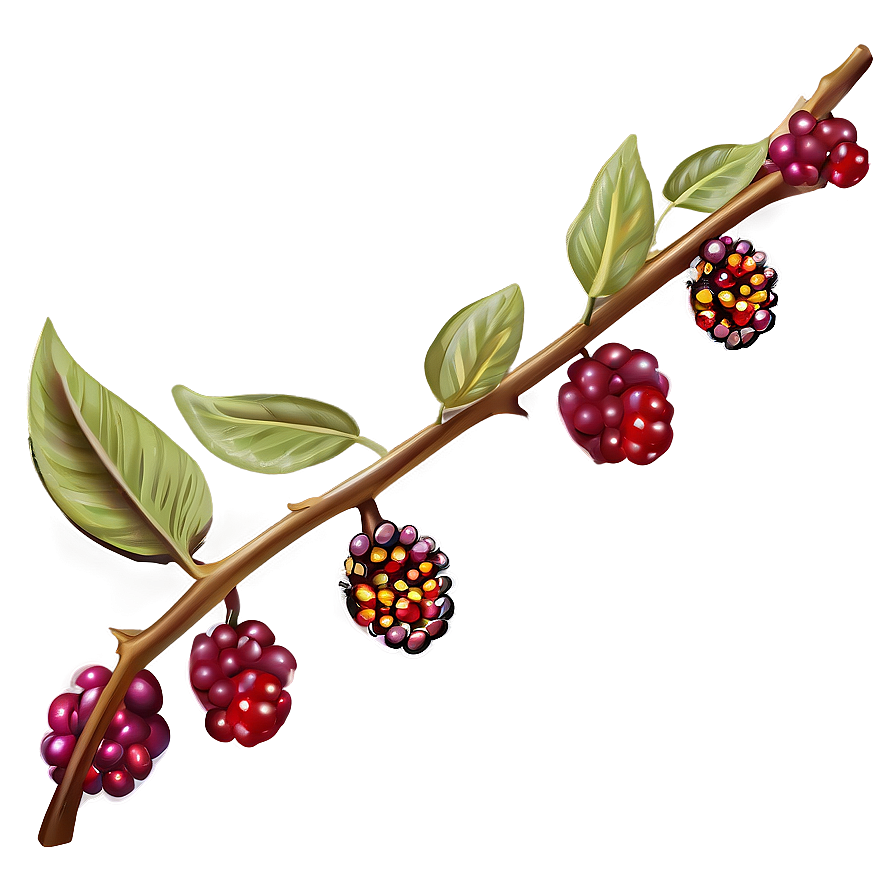 Tree Branch With Berries Png 92