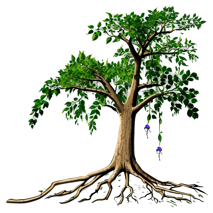 Tree Branches And Roots Png Nmj77