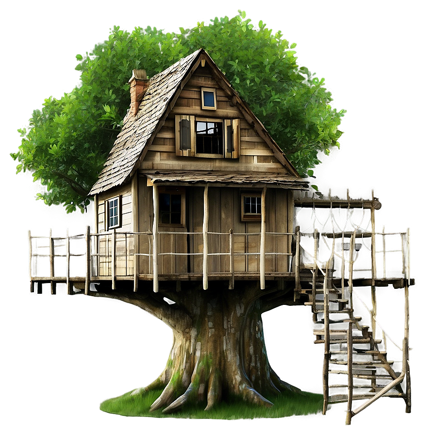 Tree House Wonderland Png 06282024