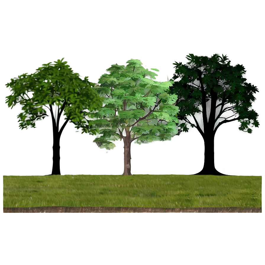 Tree Line Horizon Graphic Png Fyq92