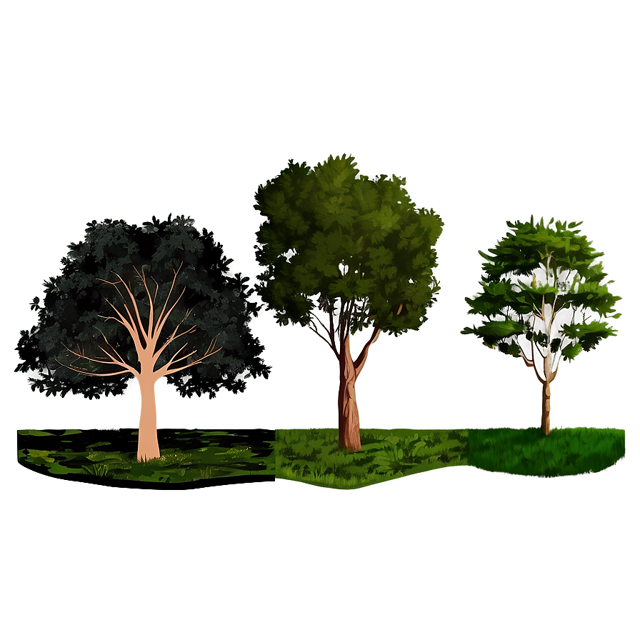 Tree Line Profile Png 24