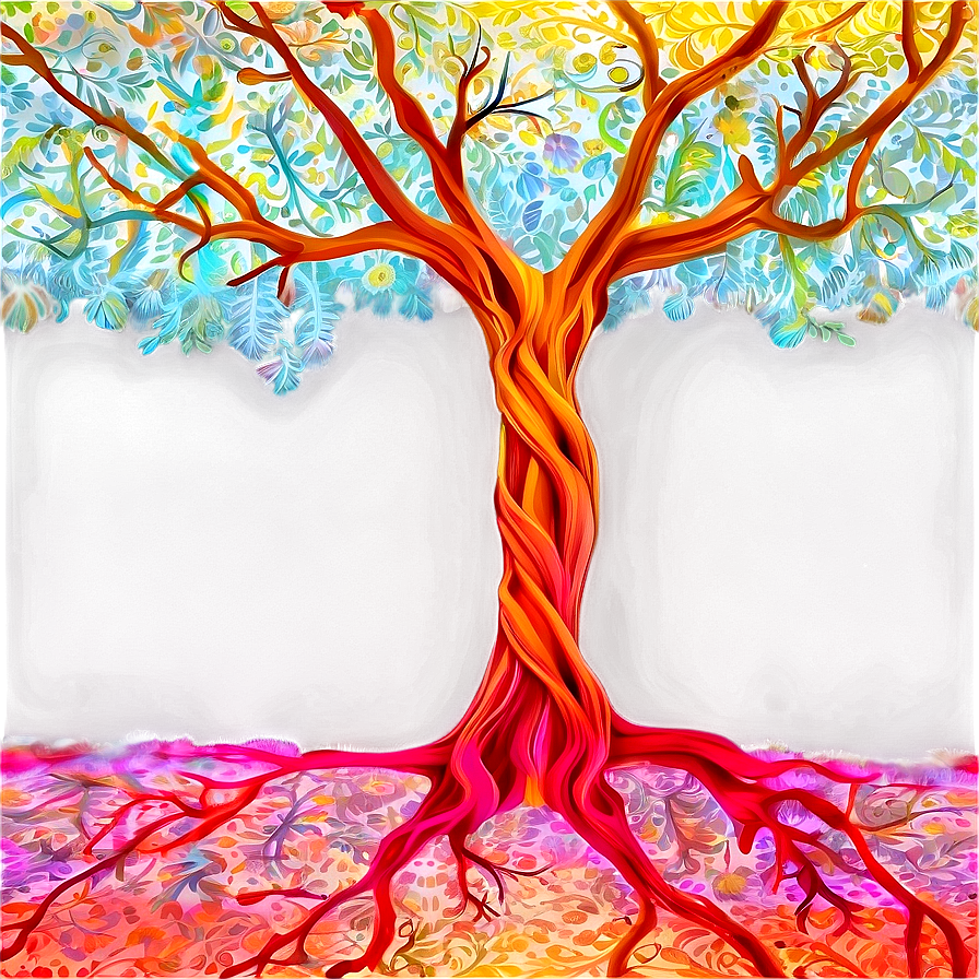 Tree Of Life In Sunset Colors Png 06122024