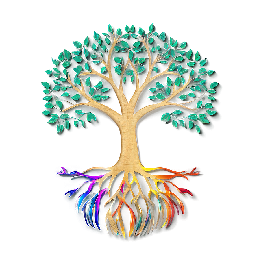 Tree Of Life With Human Silhouette Png Jkd