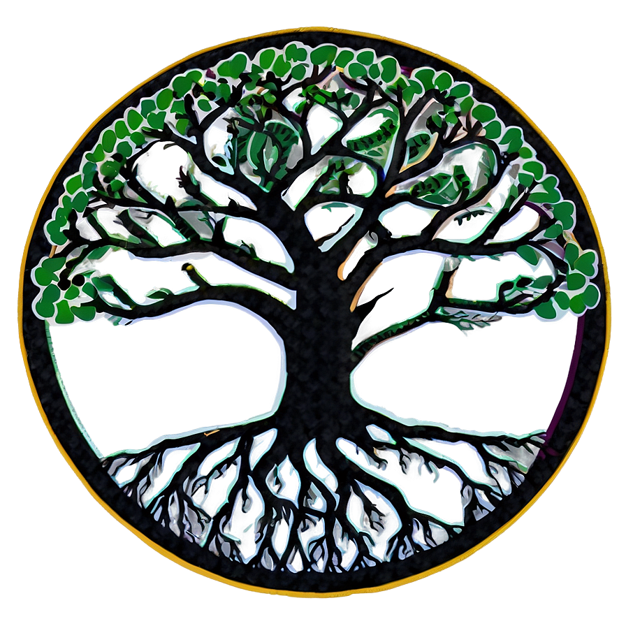 Tree Of Life With Roots Visible Png Wss29