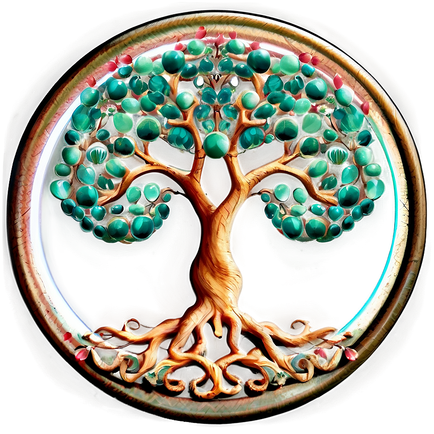 Tree Of Life With Zen Circles Png Dqh46